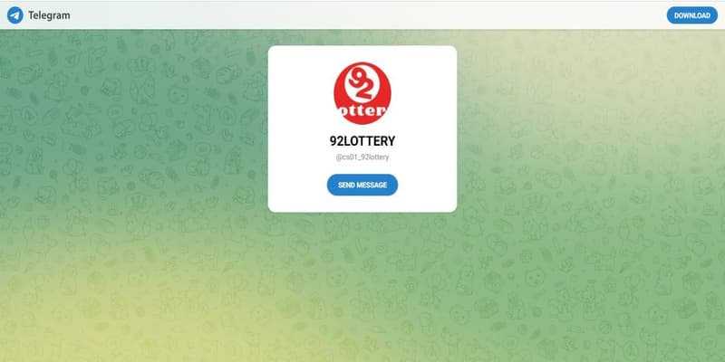 Liên lạc với nhà cái 92Lottery qua telegram
